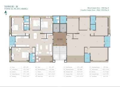 Project Image of 1762.0 - 2280.0 Sq.ft 4 BHK Apartment for buy in Samyak Midtown