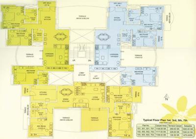 Project Image of 1475.0 - 1600.0 Sq.ft 3 BHK Apartment for buy in Alliance Blossom