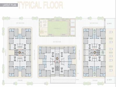 Project Image of 941.95 - 980.05 Sq.ft 3 BHK Apartment for buy in Shree Parshvanath Orchid Paradise
