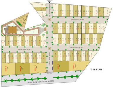 Aadarsh Green City Villa Layout Plan 1