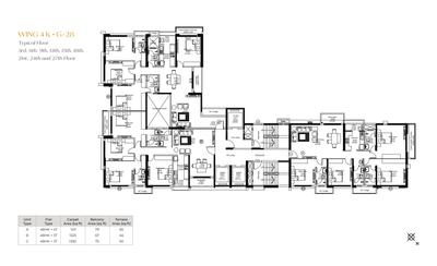Project Image of 1572.0 - 2261.0 Sq.ft 3 BHK Apartment for buy in Crown