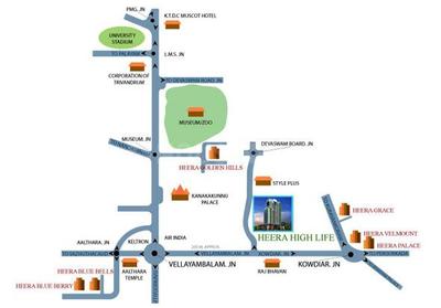 Heera High Life Location Plan 1