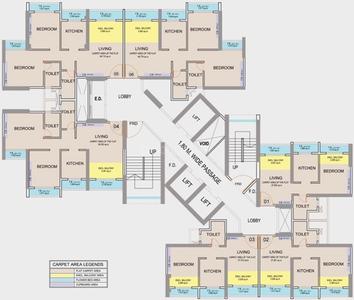 Project Image of 295.0 - 521.0 Sq.ft 1 BHK Apartment for buy in Clan City Topaz