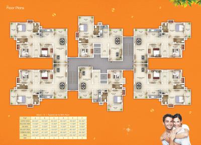 Project Image of 475.0 - 1425.0 Sq.ft 1 BHK Apartment for buy in Millenium Garden