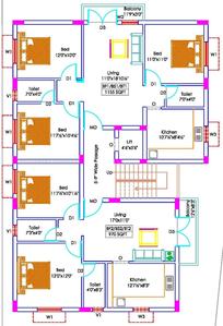 Vishnu JP Homes Cluster Plan 1