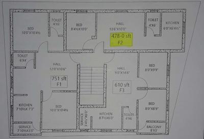 Project Image of 478.0 - 775.0 Sq.ft 1 BHK Apartment for buy in Crest Xia