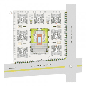 Project Image of 985.0 - 1088.0 Sq.ft 3 BHK Apartment for buy in Shilpan Shilpan Onyx