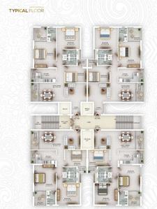 Project Image of 1144.0 - 1232.0 Sq.ft 3 BHK Apartment for buy in CSS Pristine Heights