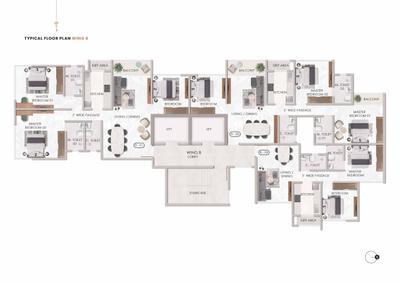 Project Image of 613.76 - 1084.37 Sq.ft 2 BHK Apartment for buy in Sheth Promont