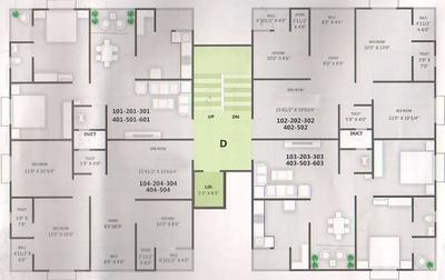 Project Image of 634.0 - 729.0 Sq.ft 2 BHK Apartment for buy in Shyam Hill