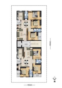 Project Image of 0.0 - 1400.0 Sq.ft 3 BHK Apartment for buy in Garden Green Apartment