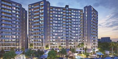 Krisna Nirmaan Amorapolis B Wing Elevation 1