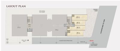Grey Etihad Towers Block A And B Layout Plan 1