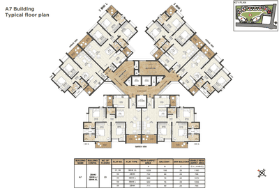 Project Image of 1073 Sq.ft 2 BHK Apartment / Flat for sale in Charholi Budruk for Rs. 9000000