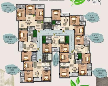 Project Image of 800.0 - 1404.0 Sq.ft 2 BHK Apartment for buy in Lakshmi Residency Phase II