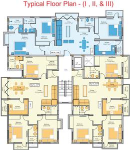 Project Image of 1481.0 - 1515.0 Sq.ft 3 BHK Apartment for buy in Golden Platinum 61 63
