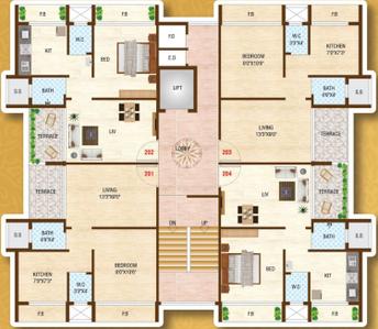Project Image of 188.0 - 276.0 Sq.ft 1 RK Apartment for buy in Unimont RSM Niyati