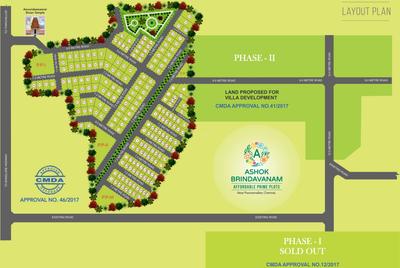 Project Image of 645.0 - 2195.0 Sq.ft Residential Plot Plot for buy in Ashok Brindavanam Phase 3
