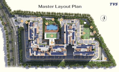 Project Image of 1124.0 - 1920.0 Sq.ft 2 BHK Apartment for buy in TVS Emerald Auralis