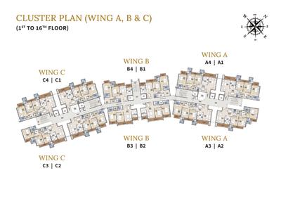 Project Image of 766.94 - 1226.99 Sq.ft 2 BHK Apartment for buy in Shalimar Garden Bay Crown