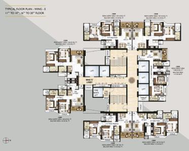 Project Image of 591.0 - 702.0 Sq.ft 2 BHK Apartment for buy in Royal Lagoon E Wing
