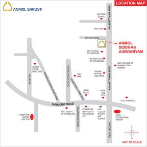 Project Image of 1385.0 - 1417.0 Sq.ft 3 BHK Apartment for buy in Anmol Siddhas Aiswariyam