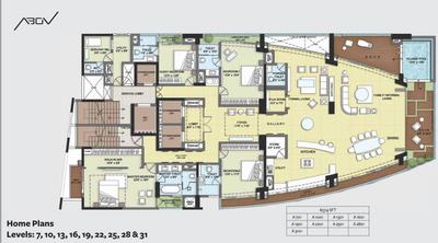 Project Image of 6000.0 - 10887.0 Sq.ft 4 BHK Apartment for buy in Akshaya Abov
