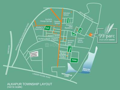 Project Image of 0.0 - 2100.0 Sq.ft 3 BHK Apartment for buy in Anuhar 99 Parc