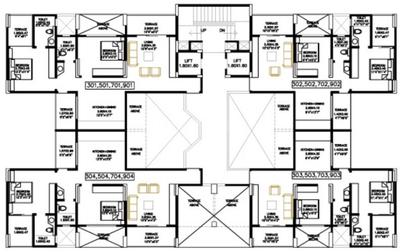 Project Image of 984.0 - 1221.0 Sq.ft 2 BHK Apartment for buy in BU Bhandari Colonnade Apartment