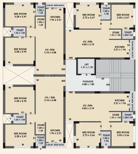 Project Image of 433.89 - 481.47 Sq.ft 2 BHK Apartment for buy in Bhoomi 1