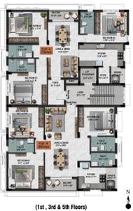 Project Image of 1645.0 - 1754.0 Sq.ft 3 BHK Apartment for buy in RRM Alaya