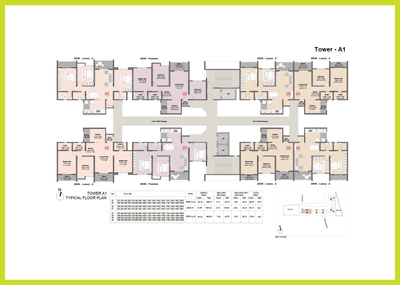 Project Image of 928.0 - 1071.0 Sq.ft 3 BHK Apartment for buy in Kohinoor Famville
