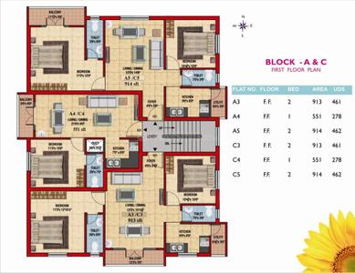 Project Image of 551.0 - 1014.0 Sq.ft 1 BHK Apartment for buy in Colorhomes Golden Classic