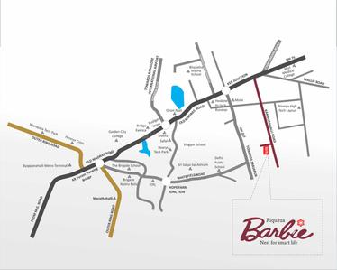 Project Image of 1000.0 - 1215.0 Sq.ft 2 BHK Apartment for buy in Riqueza Barbie