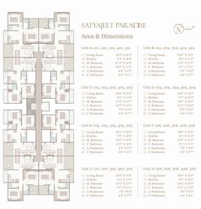 Project Image of 1046.0 - 1116.0 Sq.ft 2 BHK Apartment for buy in Satyajeet Paradise