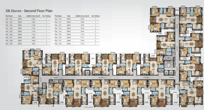 Project Image of 1068.0 - 1720.0 Sq.ft 2 BHK Apartment for buy in SR Haven