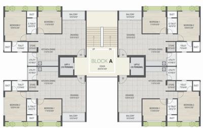 Project Image of 0.0 - 764.23 Sq.ft 2 BHK Apartment for buy in Royal Ganesh Royal