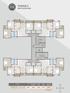 Project Image of 688.0 - 970.58 Sq.ft 2 BHK Apartment for buy in Officers Enclave