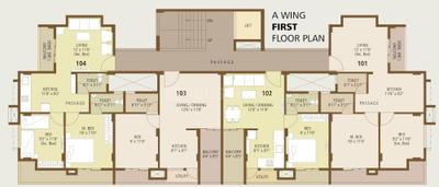 Project Image of 337.0 - 533.0 Sq.ft 1 BHK Apartment for buy in Arch Gulmohar A Wing