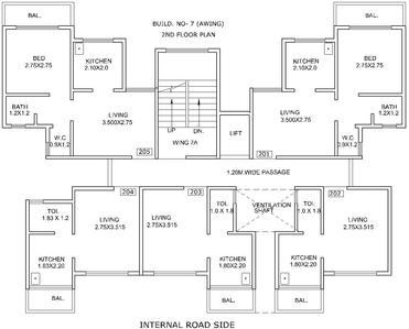 Project Image of 157.0 - 437.0 Sq.ft 1 BHK Apartment for buy in Bhagyashree Shivani Heritage