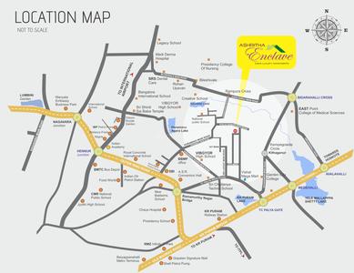 Ashritha Enclave Location Plan 1