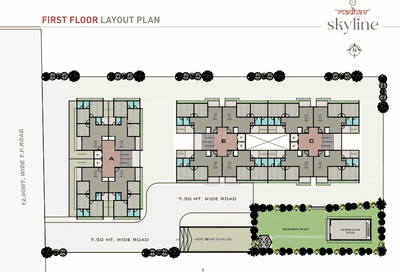 Project Image of 763.7 - 852.07 Sq.ft 2 BHK Apartment for buy in Madhav Skyline