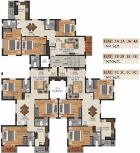 Project Image of 1197.0 - 1212.0 Sq.ft 3 BHK Apartment for buy in Nu Tech Tech Athulyam