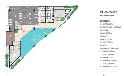 Project Image of 4405.0 - 5610.0 Sq.ft 3 BHK Apartment for buy in Elan By Meenakshi