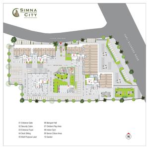 Project Image of 723.01 - 1374.23 Sq.ft 2 BHK Apartment for buy in Simna City