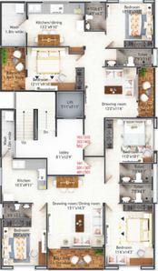 Nirman Morya Cluster Plan 1