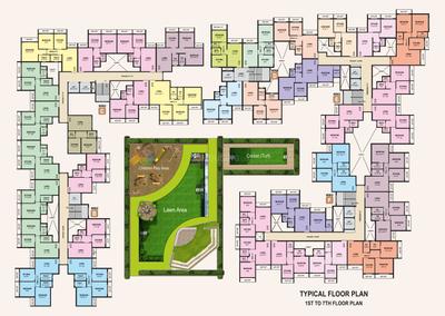 Project Image of 416.0 - 585.0 Sq.ft 1 BHK Apartment for buy in Raj Tulsi Galaxy
