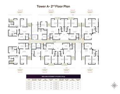 Project Image of 702.02 - 989.96 Sq.ft 2 BHK Apartment for buy in Aakar Topaz