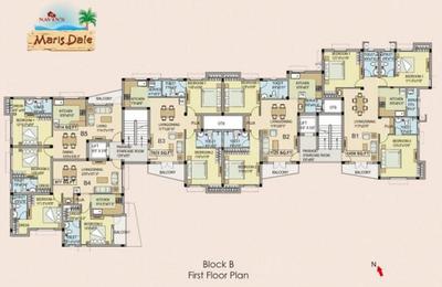 Project Image of 977.0 - 2032.0 Sq.ft 2 BHK Apartment for buy in Navins Maris Dale