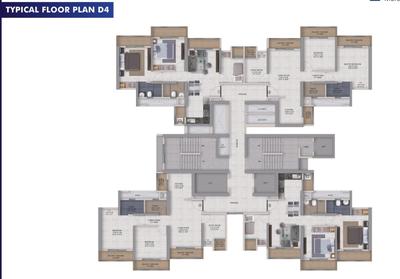 Project Image of 0.0 - 764.0 Sq.ft 2.5 BHK Apartment for buy in Provident Palm Vista D4